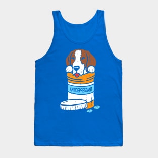 Antidepressant cute beagles dogs Tank Top